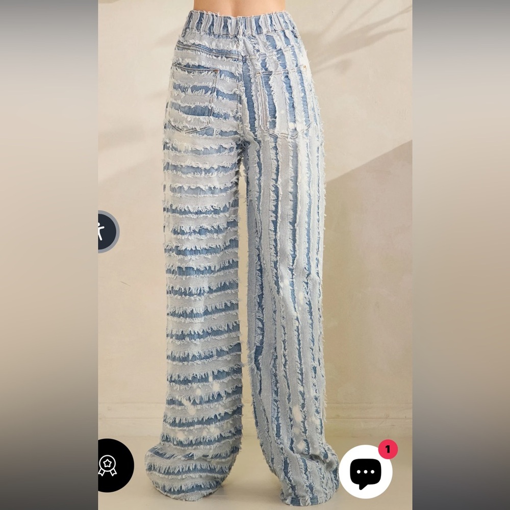 Oli & Hali Frayed Panel Jeans - Picture 5 of 7
